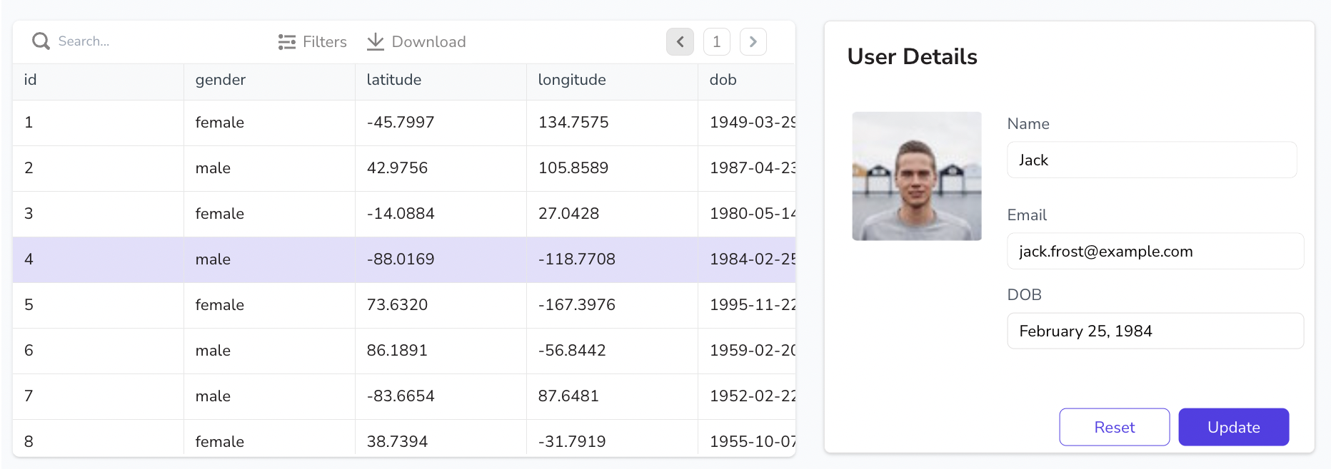 Simple Database GUI